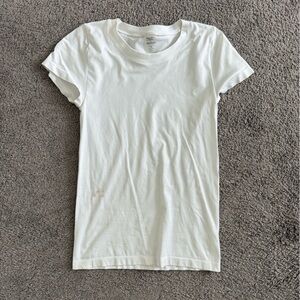 Aritzia White Short Sleeve Tee
